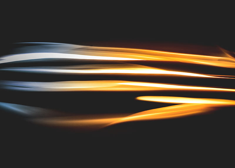 Black Orange Motion Blur , blur, abstract, HD wallpaper