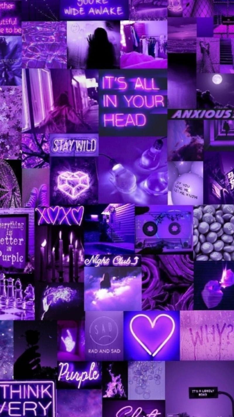 Purple neons, awsome, bright, cool, light, neon, purple, rave, shining, HD phone wallpaper