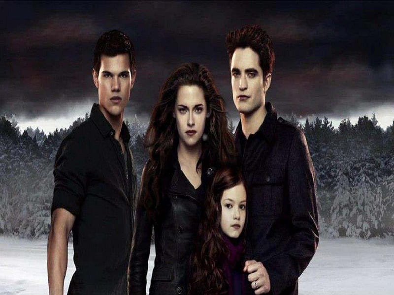 Bella, Edward, Nessie, Jacob, Breaking Dawn part 2, Twilight Sagas, Nessie, entertainment, Jacob, movies, Edward, Bella, HD wallpaper