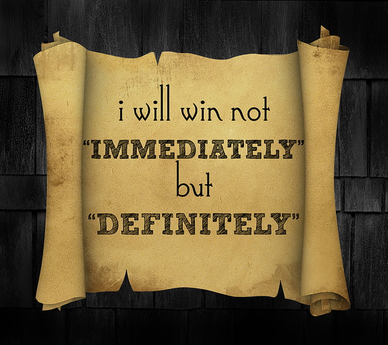 I Will Win, awesome saying, inspiration, quote, saying, HD wallpaper