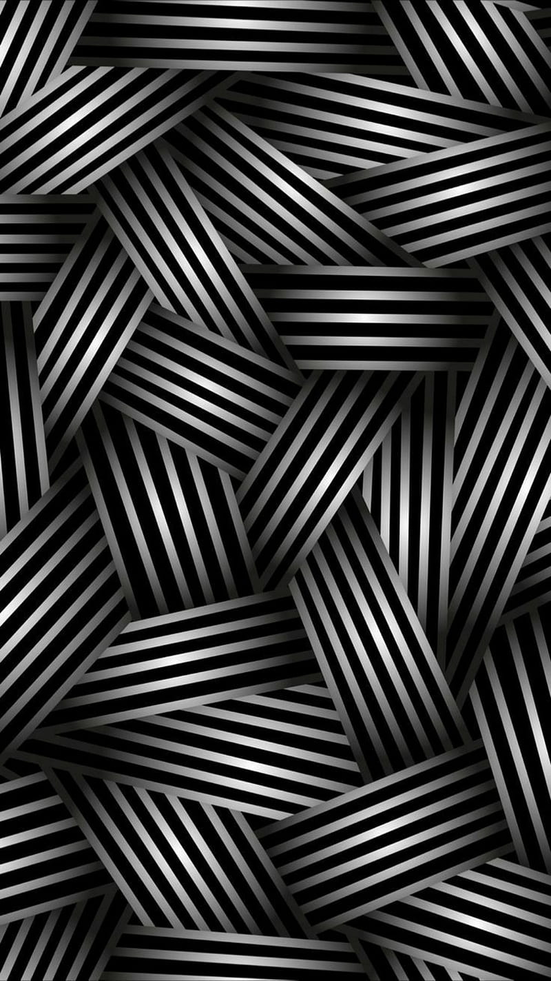 Black n White, black, edge, illusion, pattern, texture, white, HD phone wallpaper