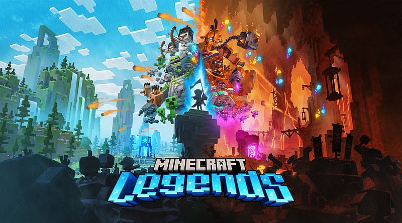 Minecraft Legends 2023 Video Game Ultra, Games, Minecraft, Legends, videogames, playstation4, 2023, PlayStation5, PCGames, XboxSeriesX, XboxOne, NintendoSwitch, SeriesS, HD wallpaper