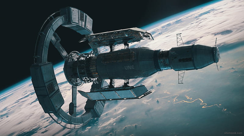 hd science fiction space station
