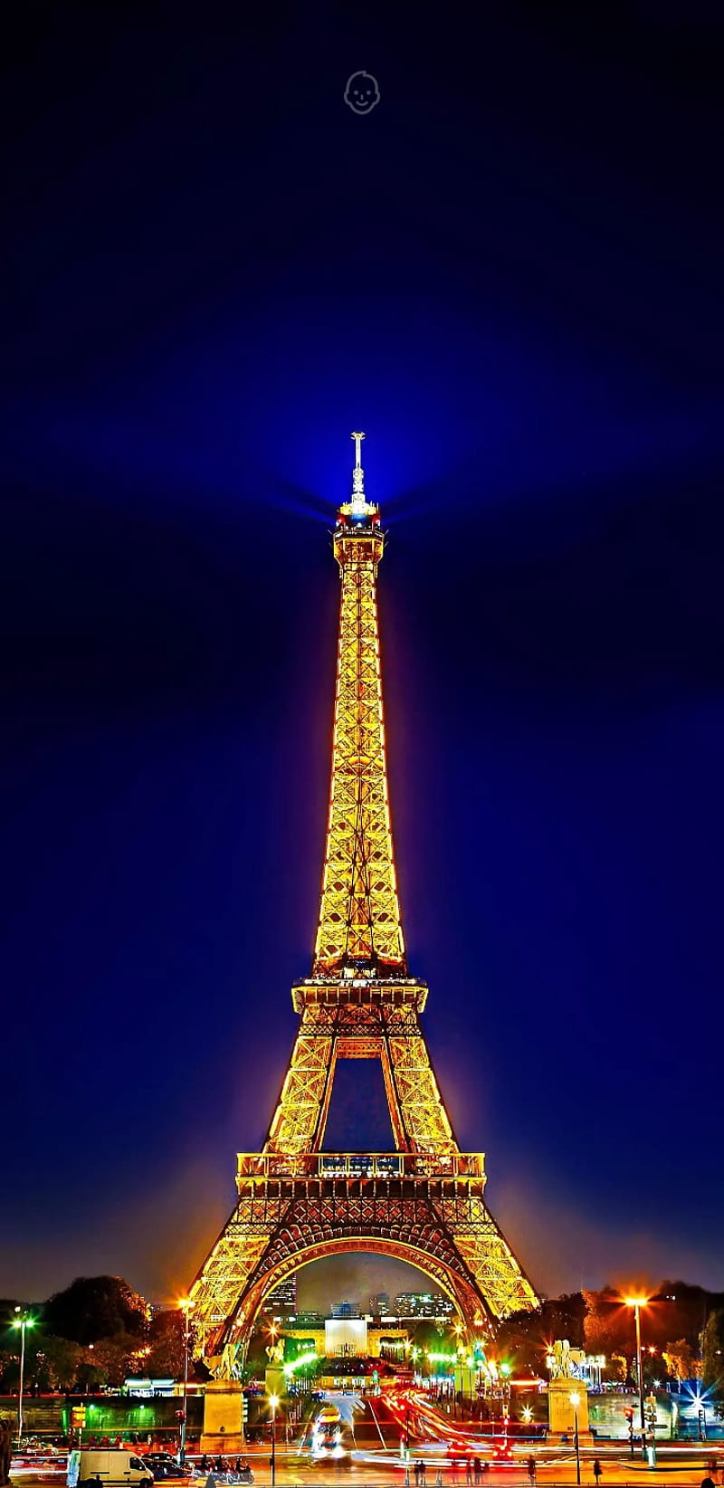 Eiffel Tower , night time, scenery, HD phone wallpaper