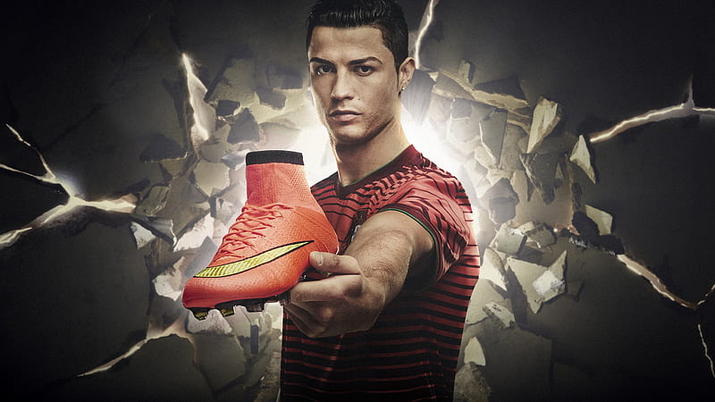 Cristiano Ronaldo football stars, Nike Shoes, Mercurial Superfly, HD wallpaper