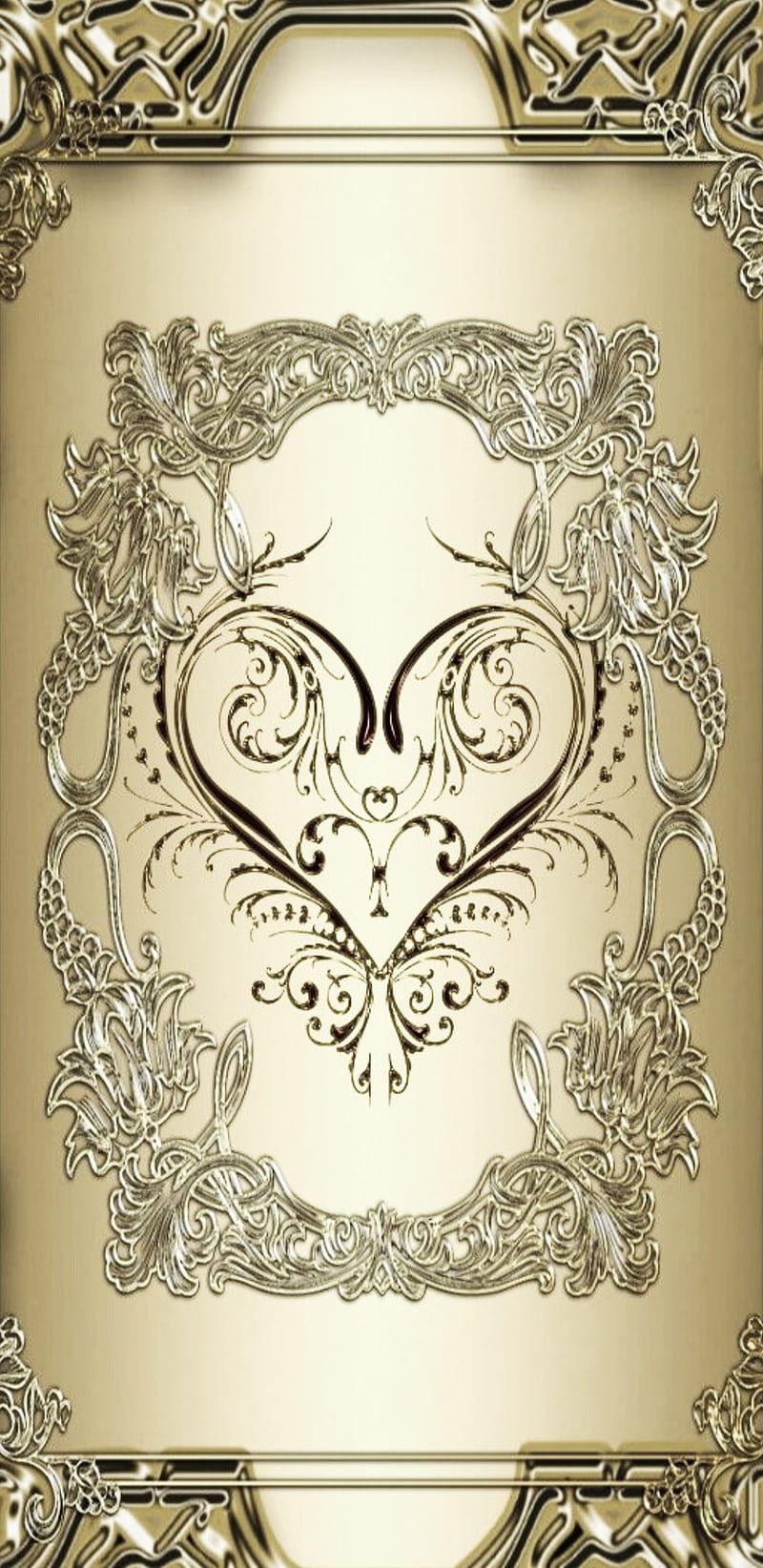 Ornate , decorative, gold, metal, pearl, platinum, silver, white, HD phone wallpaper