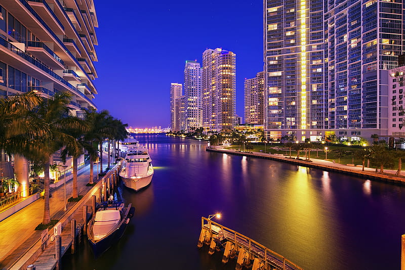 Top 20 Downtown Miami, Miami house rentals, HD wallpaper