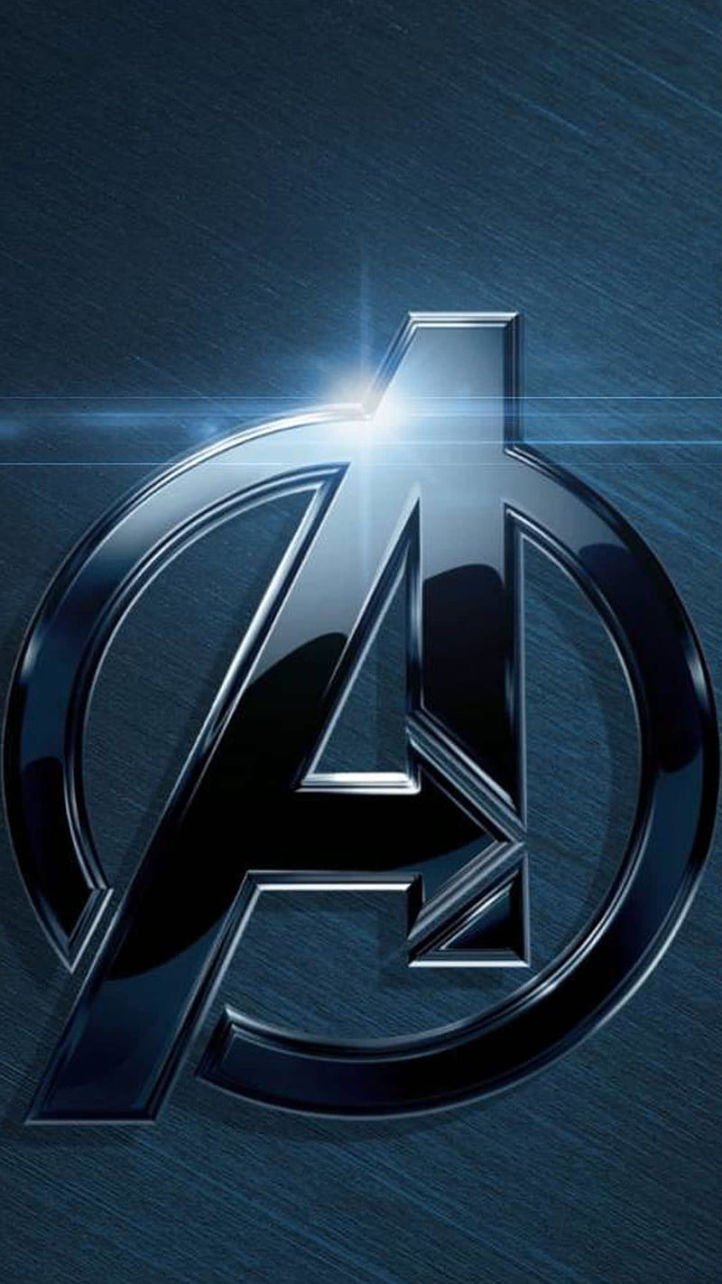 Avengers Shining Logo , avengers shining logo, fiction, science fiction, sci fi, hollywood, movie, marvels, super hero, superhero, the avengers, HD phone wallpaper