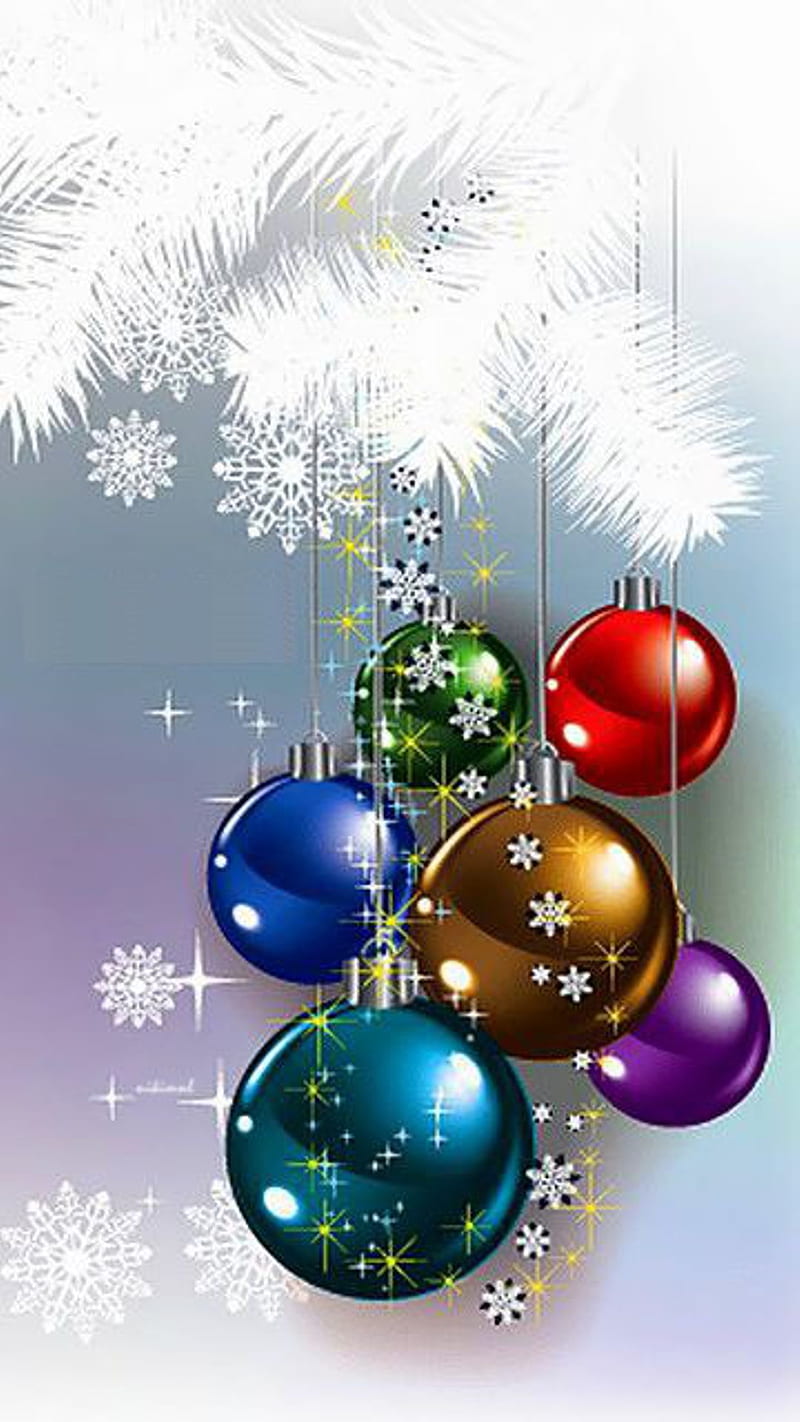 Christmas Balls, christmas, HD phone wallpaper | Peakpx