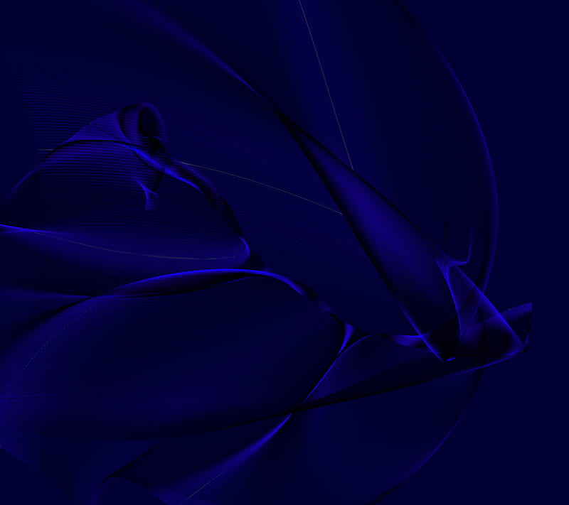Blue String Art 4, abstract, HD wallpaper