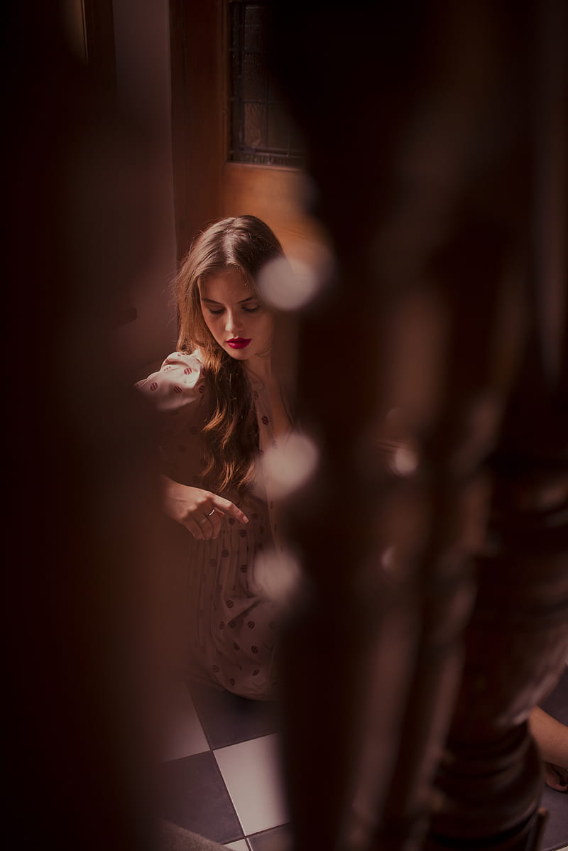 Lily Kate France, model, women, HD phone wallpaper