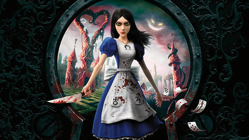 801885 Madness Returns Alice Knife Blood Dress  Rare Gallery HD  Wallpapers