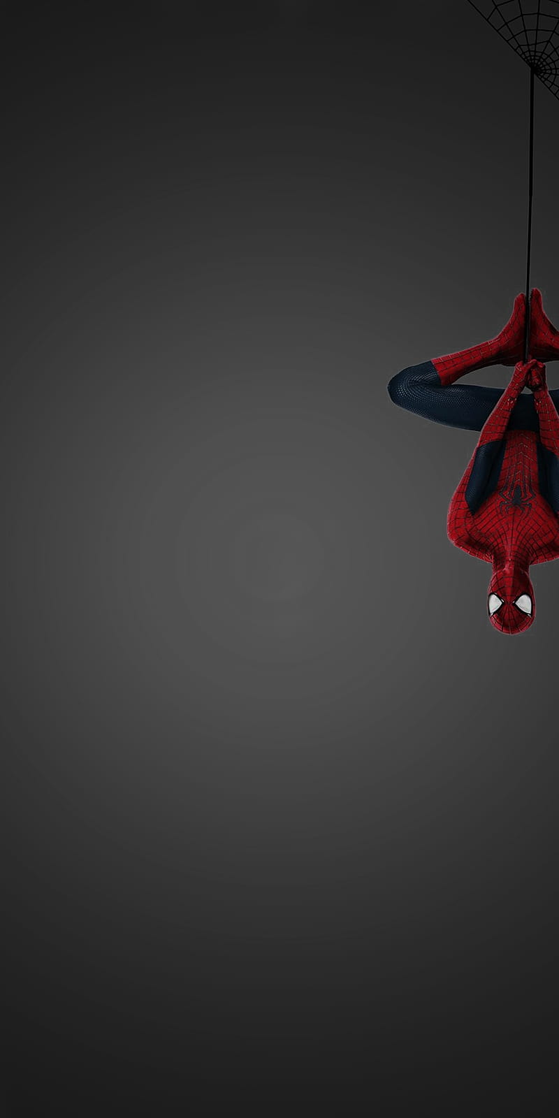 Spider-Man , black, comics, iron, man, marvel, red, spiderman, super, superhero, HD phone wallpaper
