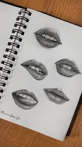 Any tips? Lips practice. Im not great at drawing lips (you'll understand if  you see my previous post, link in the comments below) so I decided to draw  lips today! : r/TeachMeArtSenpai