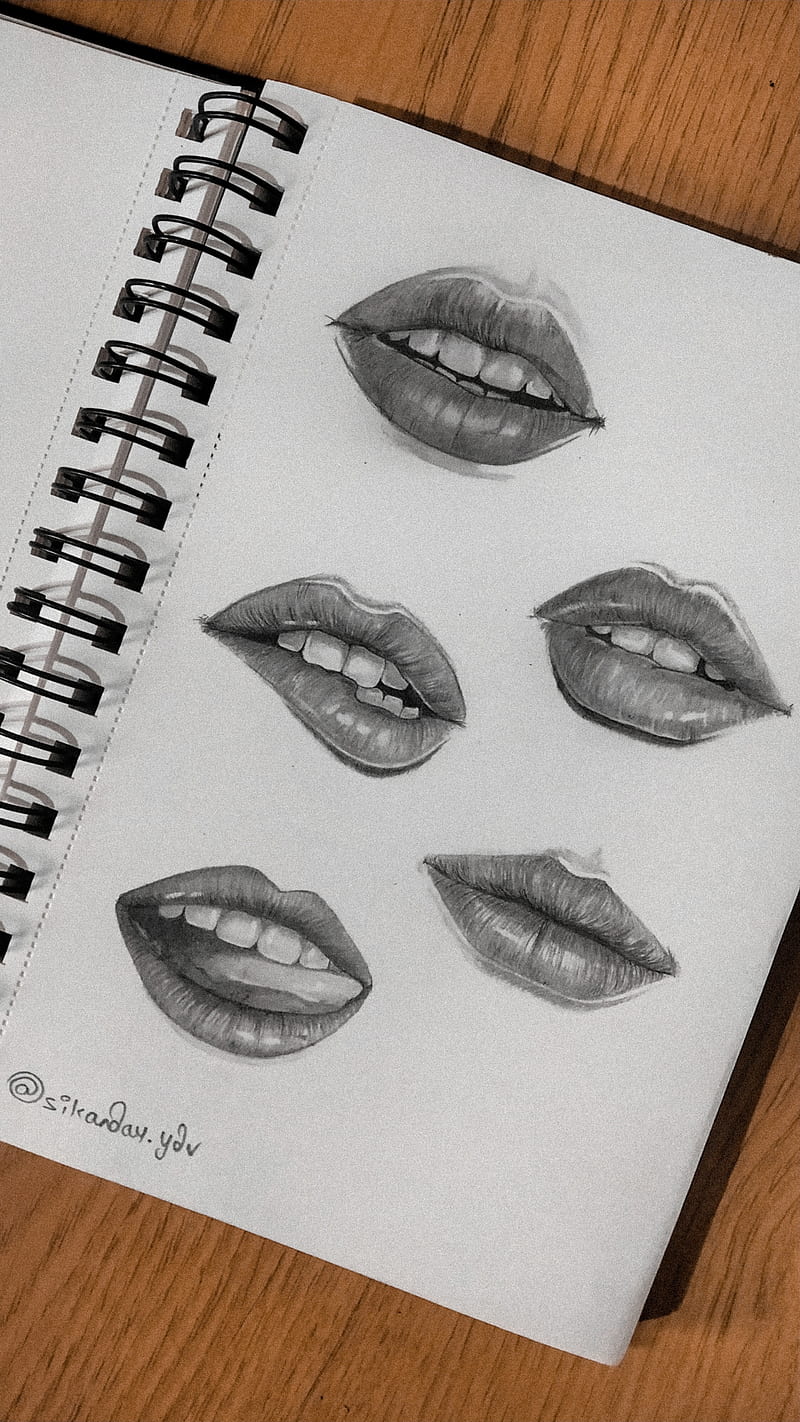 how to draw ✨JUICY✨ lips - YouTube
