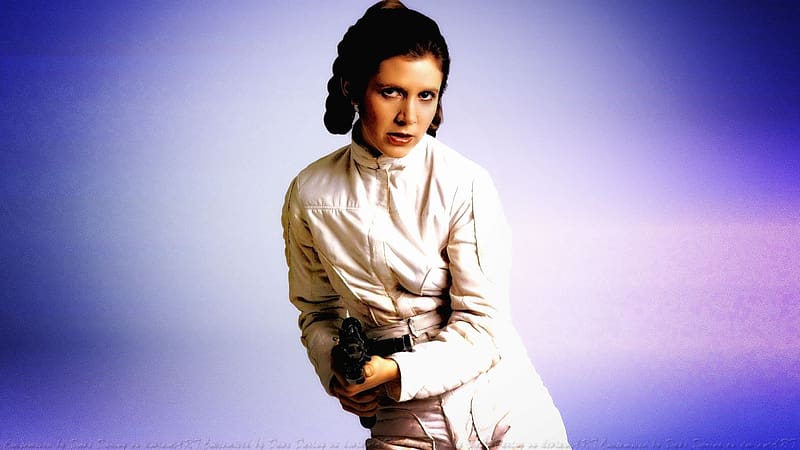 Carrie Fisher Princess Leia XIII, actrice, princess leia, celebrities, people, carrie fisher, HD wallpaper