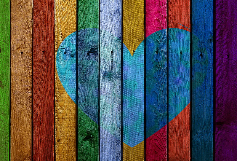 Heart Wood Shapes Texture , heart, love, wood, texture, pattern, HD wallpaper