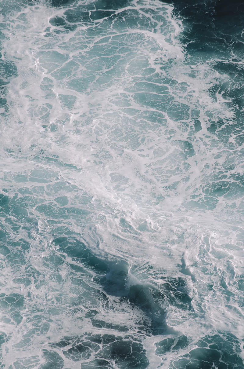 White and blue water waves, HD phone wallpaper | Peakpx