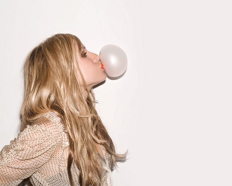 Kristen Bell, blouse, bubblegum, bell, kristen, HD wallpaper