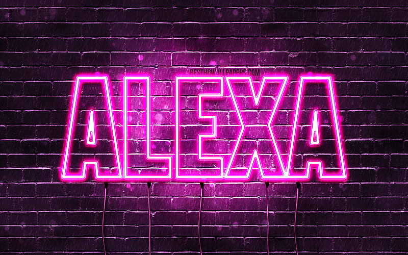 Alexa silver 3d art gray background with names Alexa name Alexa  greeting card 3d art with Alexa name HD wallpaper  Pxfuel