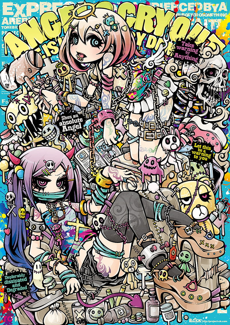 anime girls, anime, original characters, Project.C.K., HD phone wallpaper