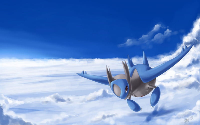 Pokemon latios, latios, cool, mon, poke, sky, HD wallpaper