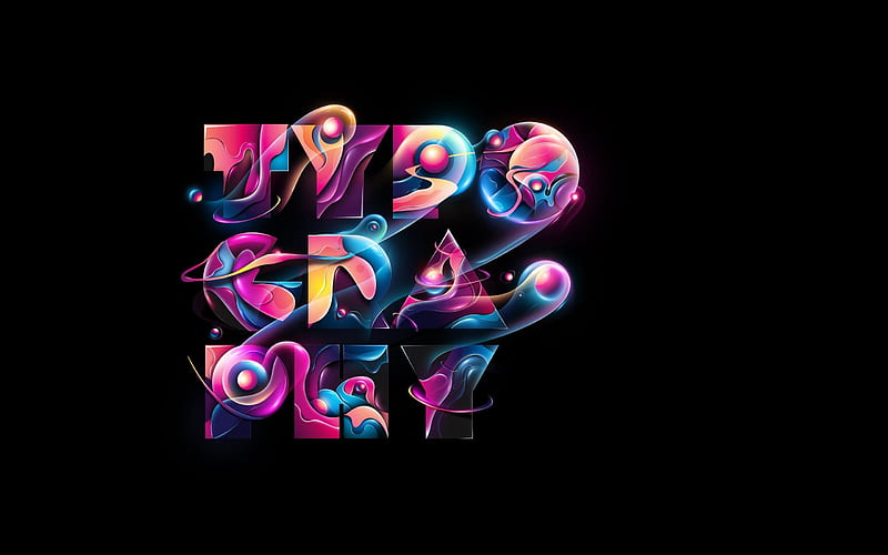 typography-Creative graphic design, HD wallpaper