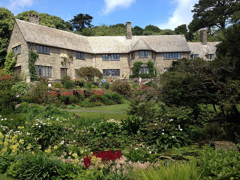 Coleton Fishacre, National Trust ownership, Situated in Kingswear, 24 acre garden, House in Arts and Crafts style, Devon, England, HD wallpaper