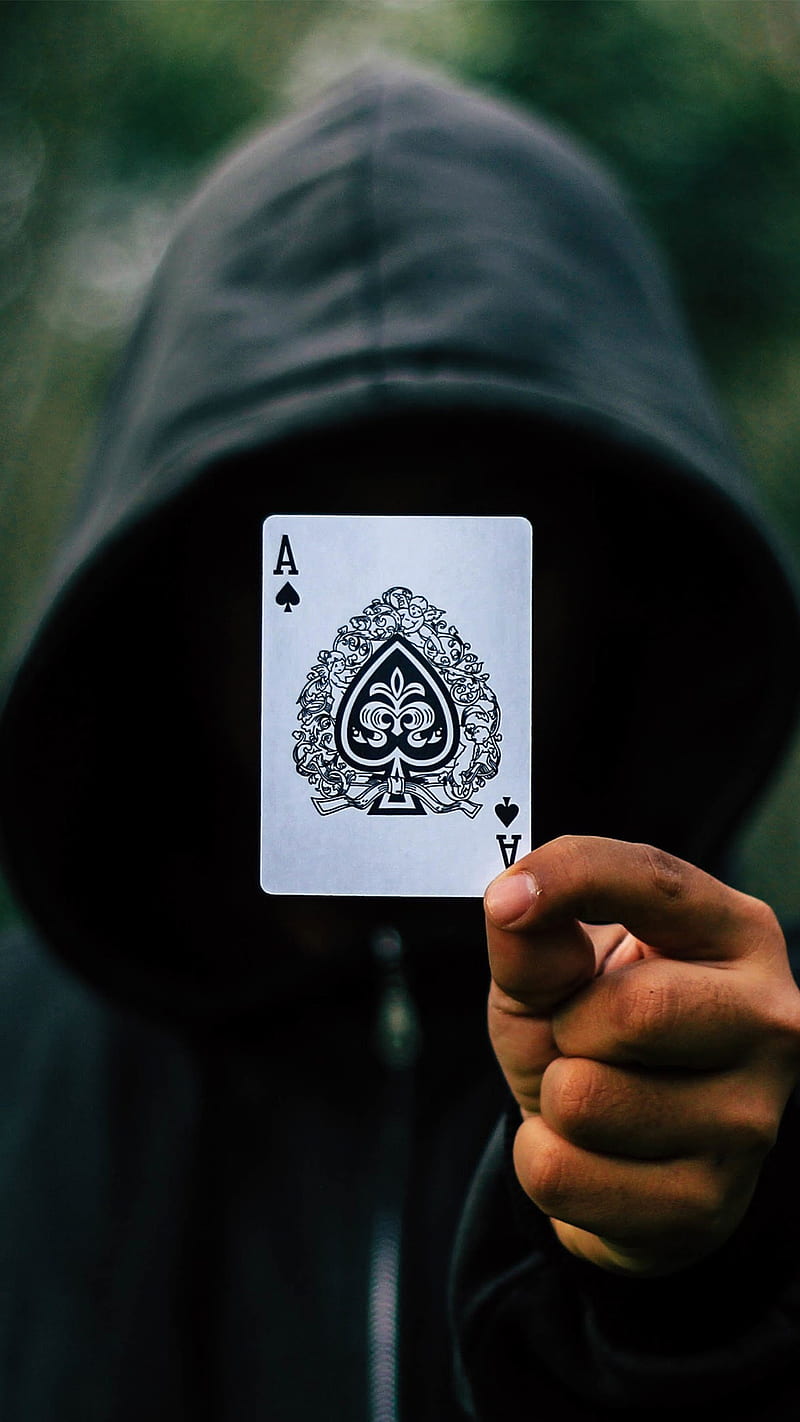 Ace Of Spade, aceofspade, anonymous, poker, HD phone wallpaper