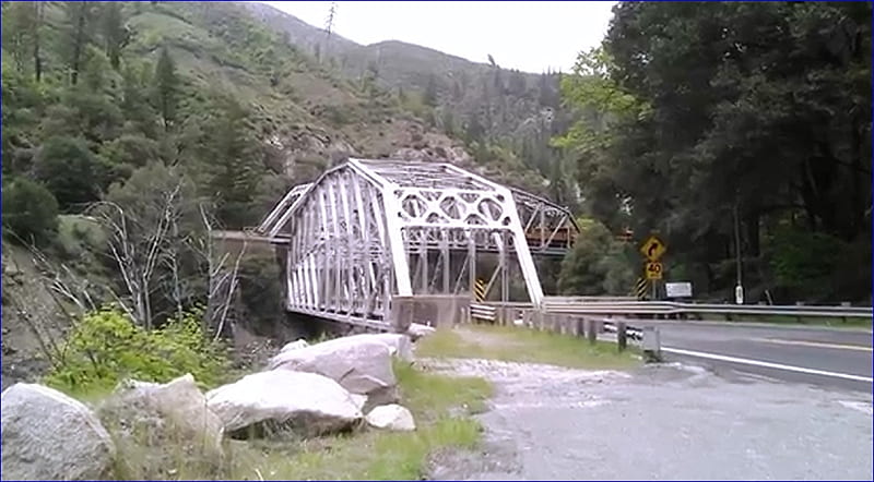 truss bridges, bridge, mountains, nature, road, HD wallpaper