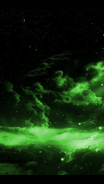 green nebula high resolution wallpaper