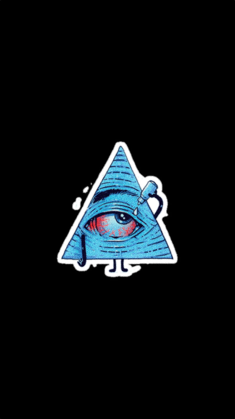 All seeing eye drops, all seeing eye, illuminati, funny, HD phone wallpaper