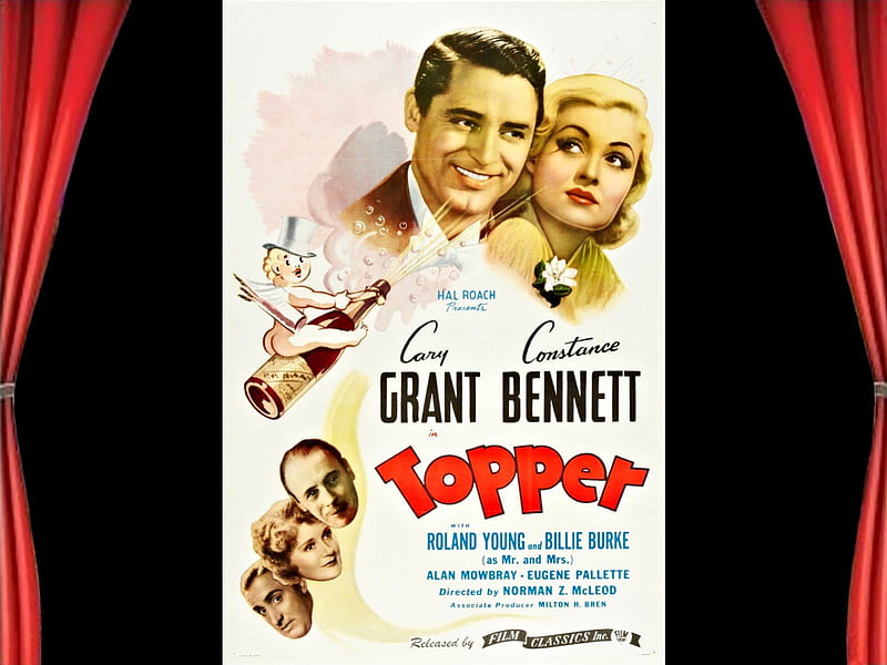 Topper01, posters, comedy, classic movies, Topper, HD wallpaper