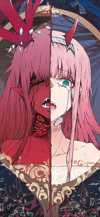 Zero Two  Chicas anime, Cero dos, Chica anime