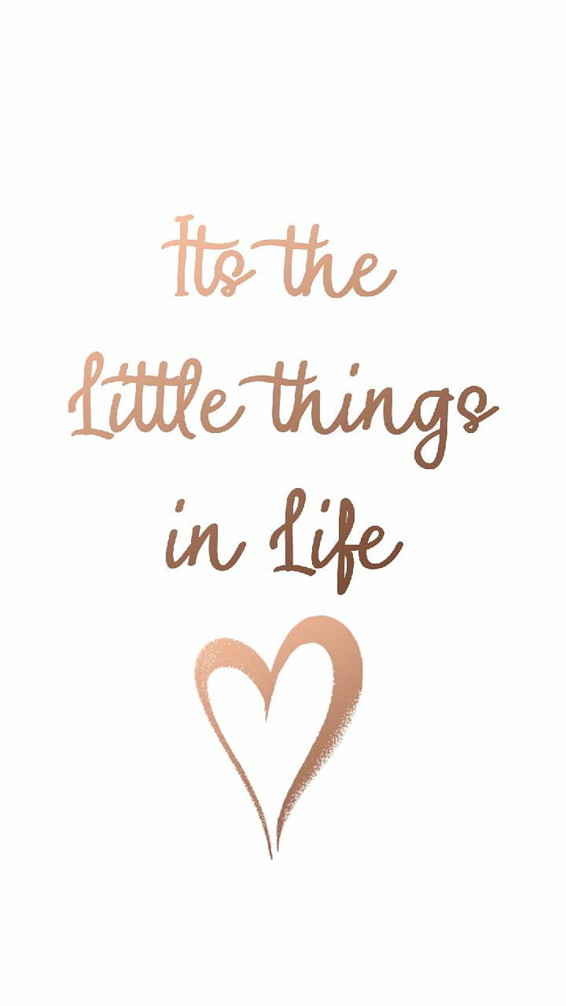 Little things, quote, sayings, HD phone wallpaper