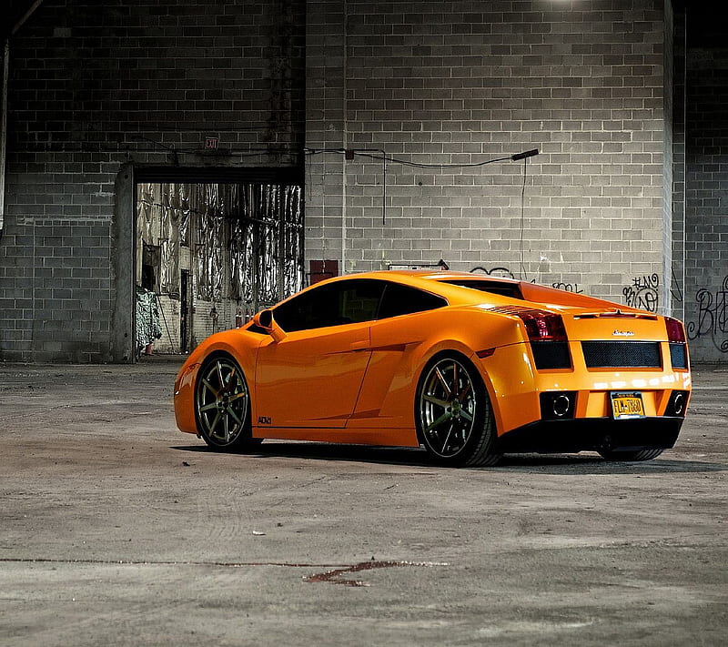 Lamborghini, orange, HD wallpaper Lamborghini, orange, HD wallpaper