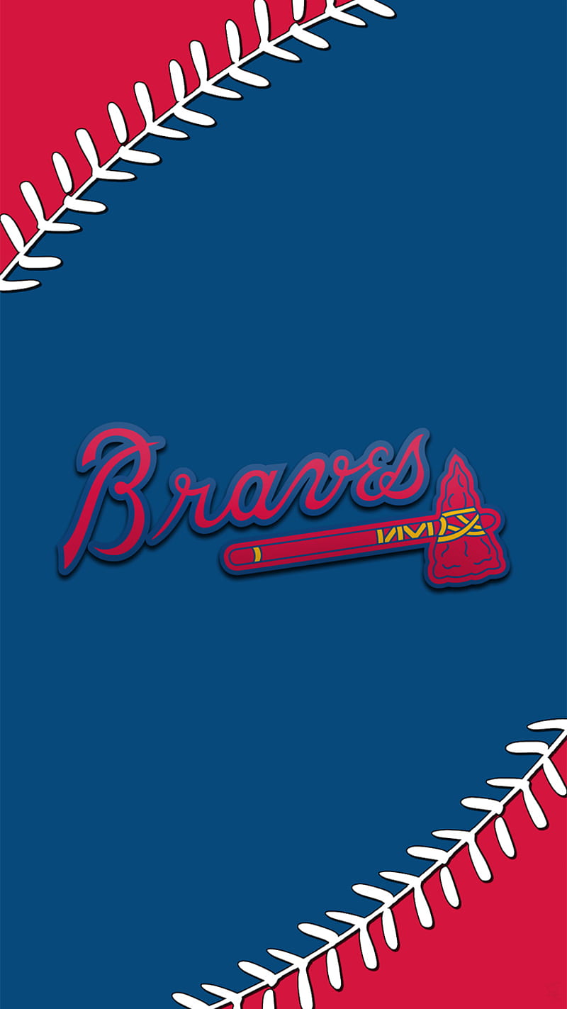 Atlanta Braves, baseball, logo, HD phone wallpaper