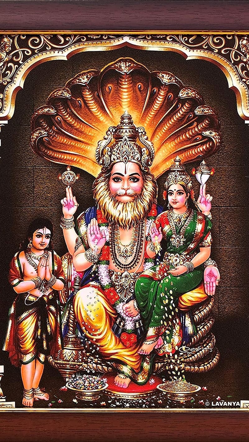 Lakshmi Narasimha HD Wallpaper by green sparkle - (Android Apps) — AppAgg