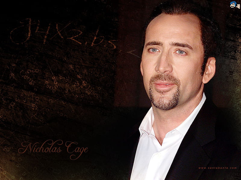 Nicolas Cage, atractive, nice lips, male, blue eyes, actor, HD wallpaper