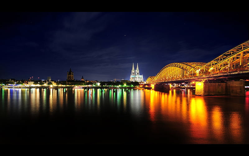 Bridges, Bridge, Germany, Cologne, Man Made, Hohenzollern Bridge, HD wallpaper
