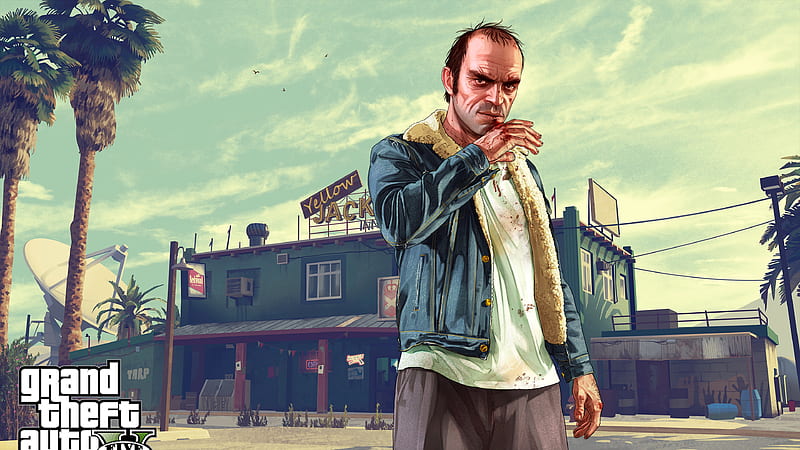Grand Theft Auto Trevor, gta-5, characters, games, HD wallpaper