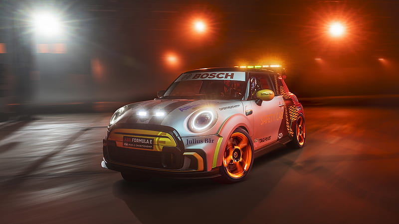 Mini Electric Pacesetter Inspired By JCW 2021 3 Cars, HD wallpaper
