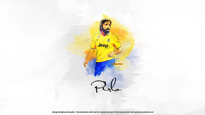 Soccer, Andrea Pirlo, Juventus F.C., HD wallpaper