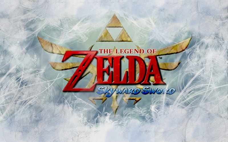 Skyward Sword Logo, logo, zelda, the legend of zelda, skyward sword, HD wallpaper