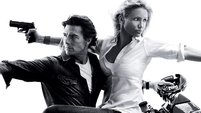 Knight and Day (2010), movie, Tom Cruise, man, woman, knight and day, actress, girl, Cameron Diaz, couple, actor, HD wallpaper