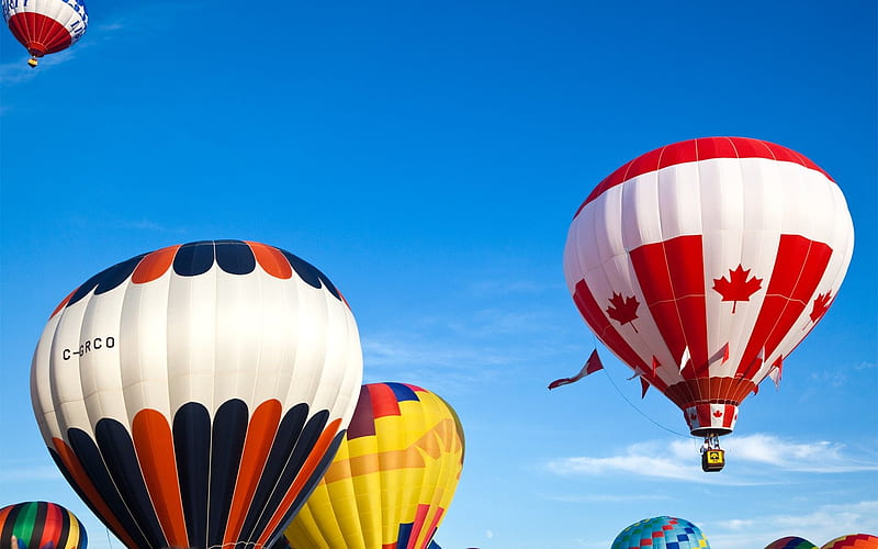 Hot air balloon rides, HD wallpaper