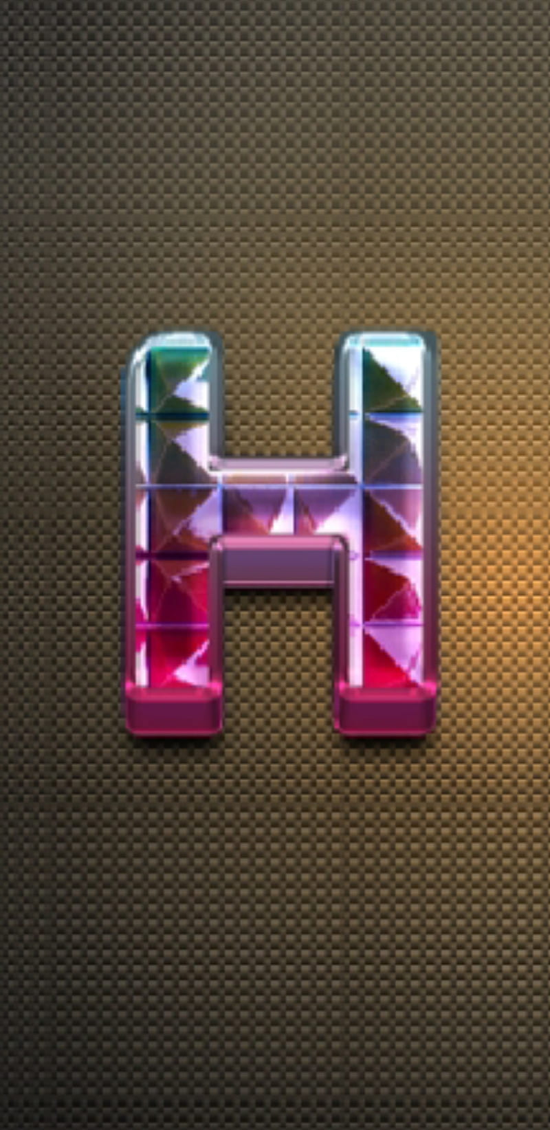 Letter h, alphabet, alphabets, blue, brow, letters, pink, HD phone wallpaper