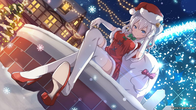 Kashima (KanColle), KanColle, Christmas, Anime, Girl, Kashima, HD wallpaper