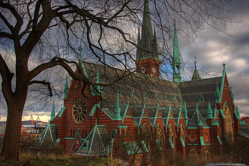 Sweden, Church, Gothenburg, Churches, Religious, HD wallpaper