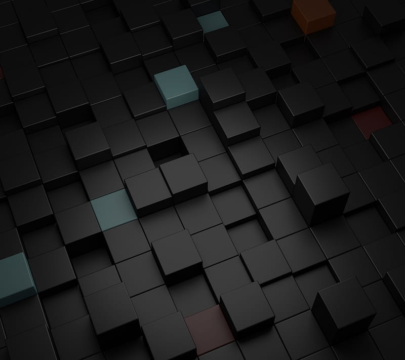 Cubic, 3d, abstract, box, cube, square, HD wallpaper